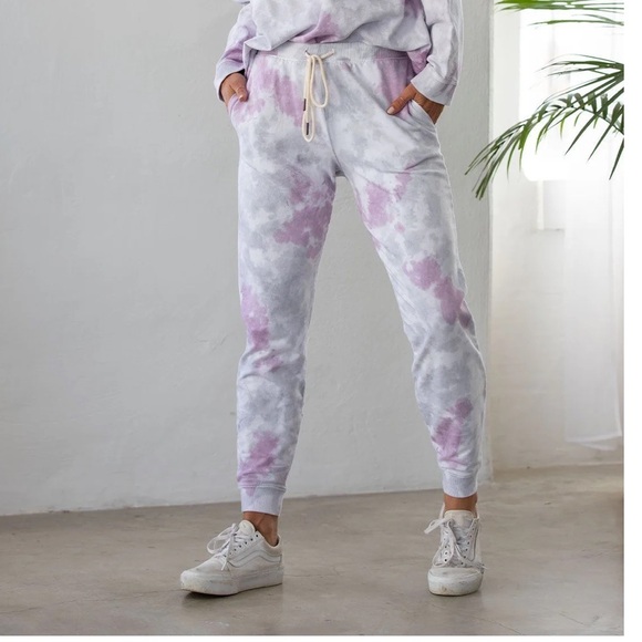 Lovestitch Moon Child Tie Dye Jogger Bottom NWT Size S - Picture 1 of 10